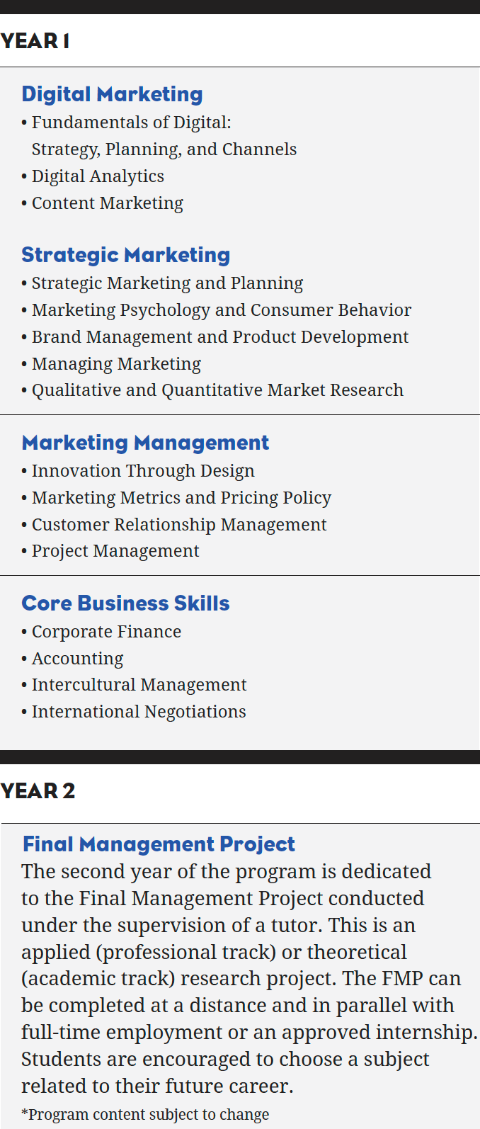 2021γ̽ | гӪ˶ʿMSc Marketing Management-- ƫֻӪȿγ